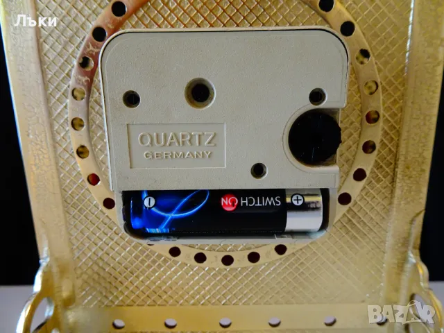 Бронзов настолен часовник с вечен календар,W.Germany. , снимка 8 - Антикварни и старинни предмети - 47747212