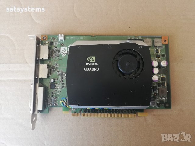 Видео карта NVidia Quadro FX 580 512MB GDDR3 128bit PCI-E, снимка 1 - Видеокарти - 36859047