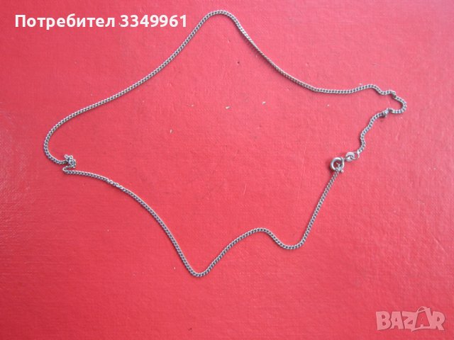 Невероятна сребърна верижка колие 925 ФБМ, снимка 1