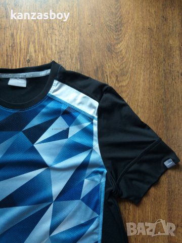 HEAD VISON GRAPHIC BLUE T-SHIRT - страхотна мъжка тениска КАТО НОВА , снимка 5 - Тениски - 40581074