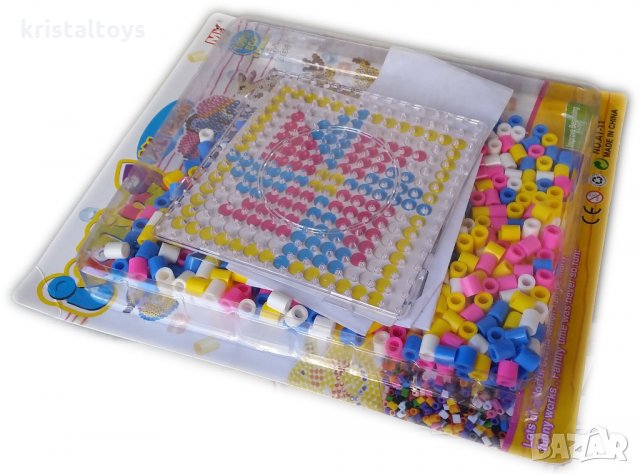 Детска мозайка - Дъска с мъниста, снимка 1