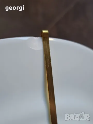 декоративна порцеланова чиния с позлата Limoges ловен мотив яребица 8/1, снимка 6 - Декорация за дома - 49913659