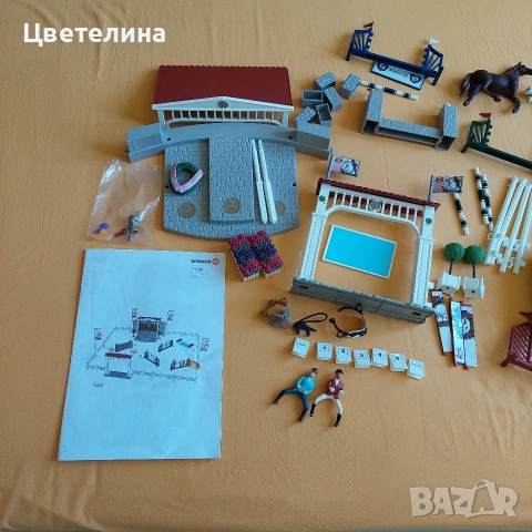 Schleich 42338 голямо конно състезание, снимка 4 - Колекции - 53078290