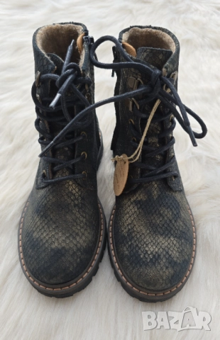 Детски боти естествена кожа подплатени с вълна №30 - НОВИ, снимка 10 - Детски боти и ботуши - 52219498