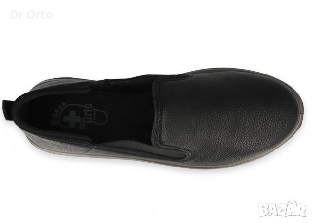 Дамски ортопедични обувки без връзки DR ORTO CASUAL, Черни, снимка 3 - Маратонки - 34638056
