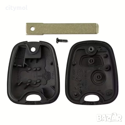 Кутийка за автомобилен ключ, 2 бутона и острие VA2, за Citroen C1, C2, C3 и Peugeot 106 107 206 207 , снимка 2 - Аксесоари и консумативи - 52309446