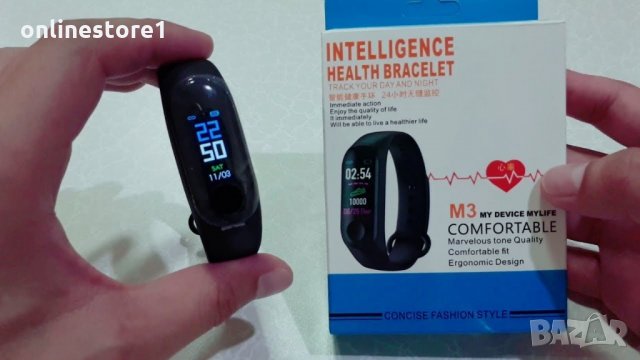 Фитнес смарт гривна Крачкомер, Кръвно, Bluetooth и др. , снимка 5 - Фитнес уреди - 26707047