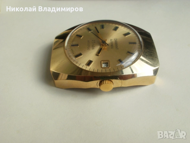 Diamant руски мъжки часовник рядък модел отлично състояние, снимка 6 - Мъжки - 51477061