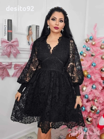 Дантелена рокля