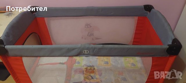 Детско сгъваемо легло с матрак и повивалник , снимка 6 - Бебешки легла и матраци - 37882903