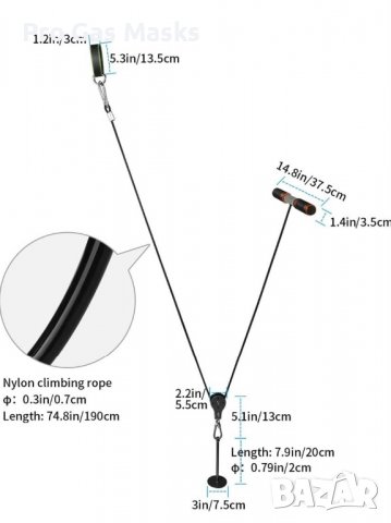 Фитнес Уред за трицепс, рамо, бицепс и други само за 40 лв. Без тежестите. Тежестите можете да си ку, снимка 3 - Фитнес уреди - 38340881