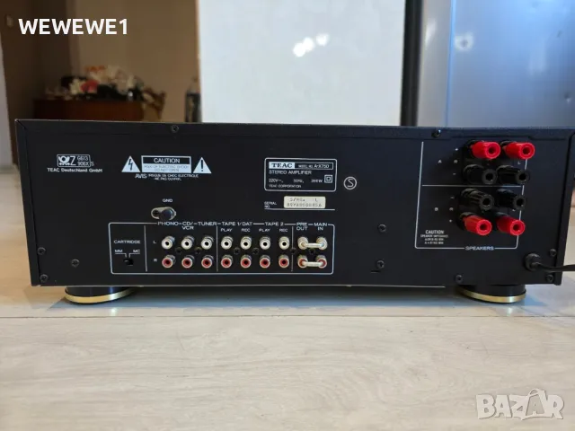 TEAC A-X 750, снимка 4 - Ресийвъри, усилватели, смесителни пултове - 47566526