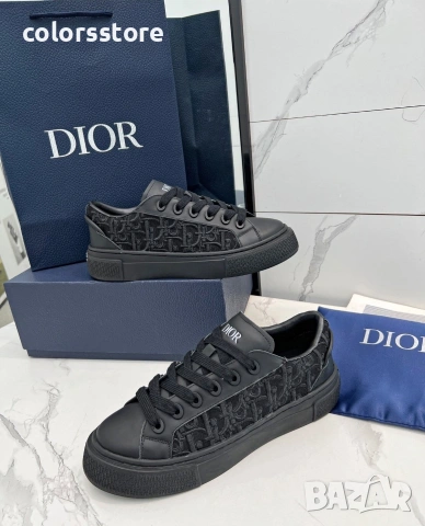 Дамски черни кецове Dior/BR103L, снимка 2 - Маратонки - 53238000