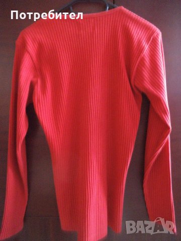 Памучна блуза с дълъг ръкав-Л, снимка 5 - Блузи с дълъг ръкав и пуловери - 28695964