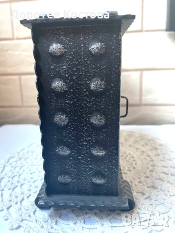 Красив часовник от ковано желязо, снимка 4 - Антикварни и старинни предмети - 50607941