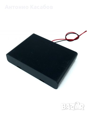 Гнездо за 6 батерии AA R6 с превключвател 9V, снимка 3 - Друга електроника - 43506596