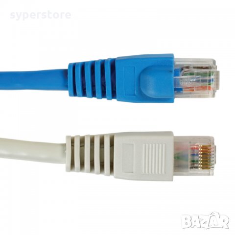 Кабел за лан мрежа 3м.  Patch cable UTP 5Ecat. 3m, снимка 2 - Кабели и адаптери - 10890935
