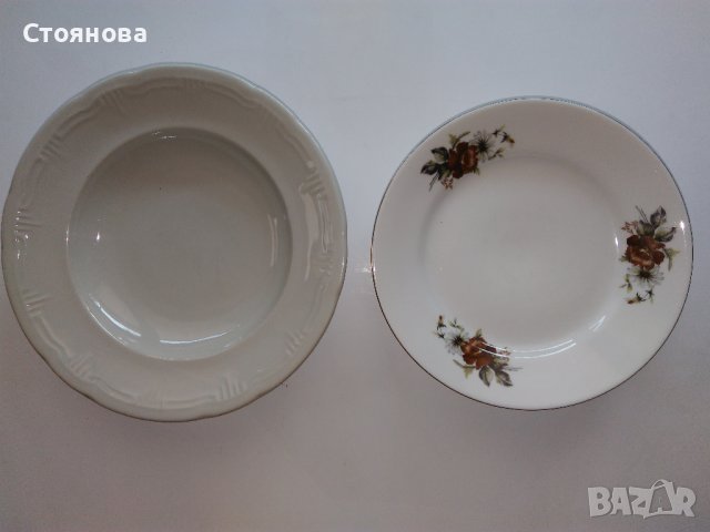 Порцеланови български чинии, снимка 2 - Чинии - 37857942