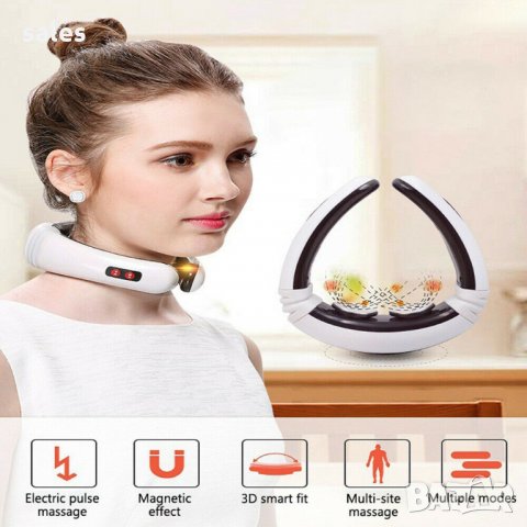 Електромагнитен масажор за врата Neck Massager HX-5880, снимка 1