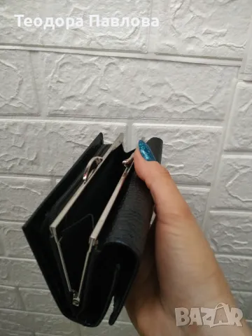 Дамско портмоне, естествена кожа , снимка 4 - Портфейли, портмонета - 47718291