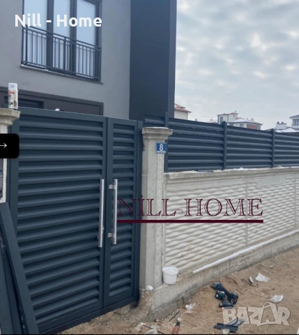 Ограда ( тип щора ) ЛАМЕЛИ/ПАНА/ВРАТИ/СТЪЛБОВЕ/АНТРАЦИД, снимка 10 - Огради и мрежи - 52745976