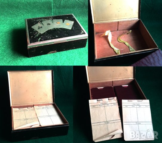 Винтидж тесте карти за игра Johnnie Walker Whisky Golfing Slip Case, снимка 9 - Антикварни и старинни предмети - 43254726