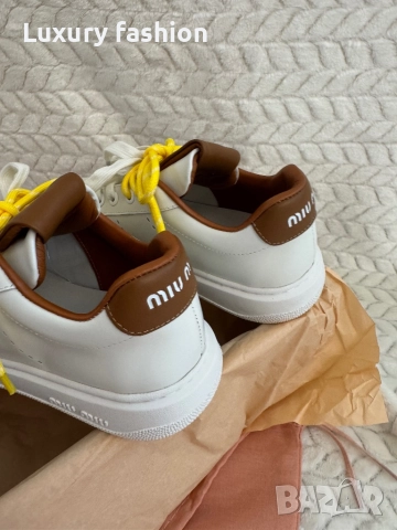Дамски маратонки Miu Miu, снимка 3 - Маратонки - 52876000