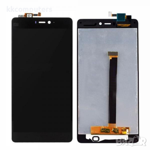 LCD Дисплей за Xiaomi Mi4s / 4S + тъч скрийн / Черен /