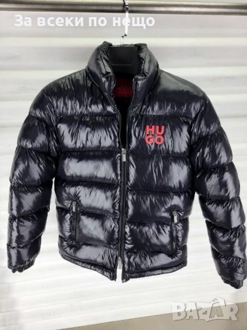 Hugo Boss Мъжко Черно Лачено Зимно Яке Код A. Style-6