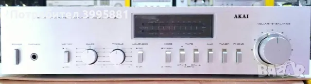 Транзисторен стерео усилвател Akai, mod. AM-U33
, снимка 1