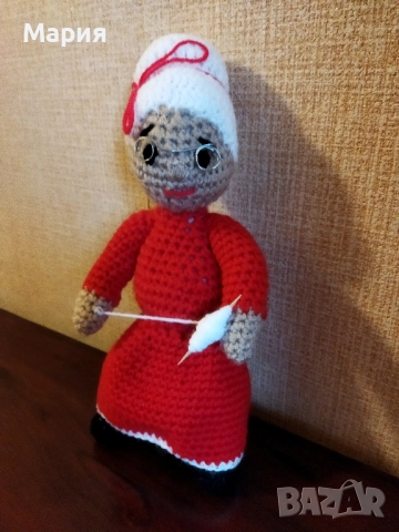Плетена баба Марта , снимка 4 - Декорация за дома - 51523178