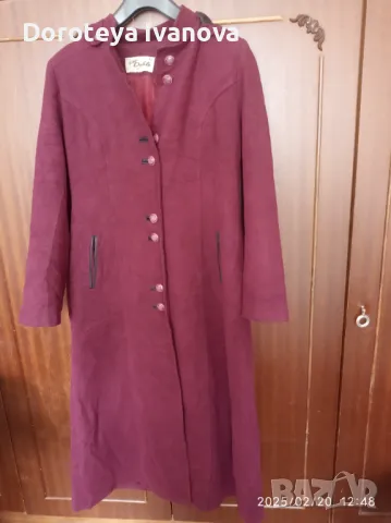 Дамско палто с качулка /вталено/, снимка 7 - Палта, манта - 49207061