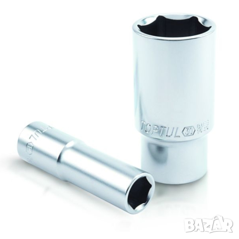 TOPTUL дълги вложки 1/4 13 части, снимка 2 - Аксесоари и консумативи - 44932027