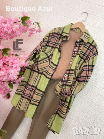 Връхна Риза LFS BestSeller Green  , снимка 5 - Ризи - 50327379