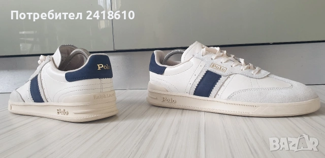 POLO Ralph Lauren Leather Sneakers Size 40 - 25.5см НОВО! ОРИГИНАЛ! ЕСТЕСТВЕНА Кожа!, снимка 6 - Кецове - 53468928