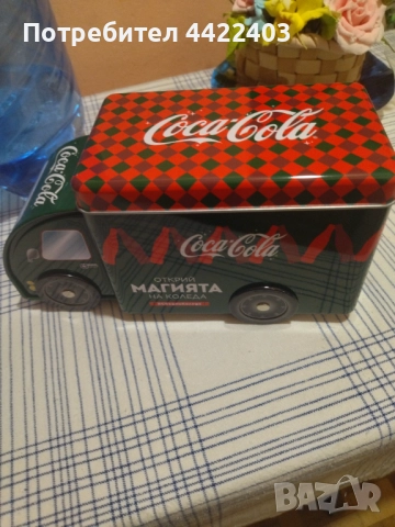 Метална кутияКамионче на Coca-Cola , снимка 6 - Колекции - 50246440