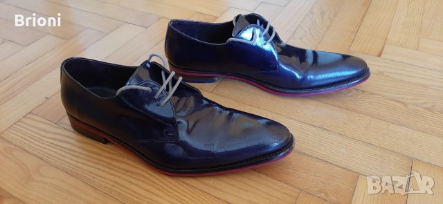 Floris Van Bommel мъжки обувки естествена кожа тъмно сини номер 44, снимка 4 - Официални обувки - 32904657