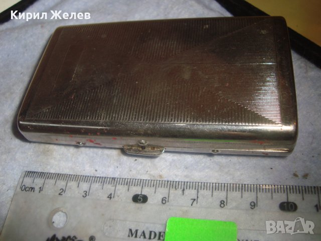 КРАСИВА СТИЛНА СРЕБРИСТА ЕЛЕГАНТНА ВИНТИДЖ АРТ МОДЕЛ ТАБАКЕРА 32168