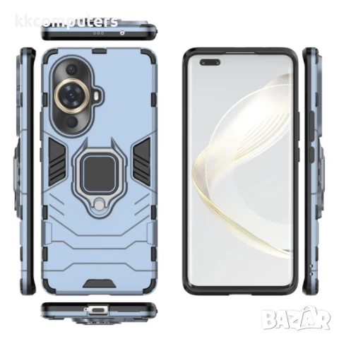 Huawei nova 11 Pro 4G / 11 Ultra 4G Удароустойчив Ring Holder Калъф и Протектор, снимка 6 - Калъфи, кейсове - 50659475