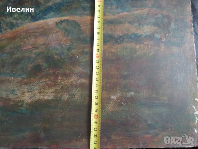 стара майсторска картина-пейзаж, снимка 6 - Картини - 32753602