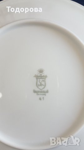 Порцеланова колекционерска немска чиния, снимка 5 - Чинии - 33547030