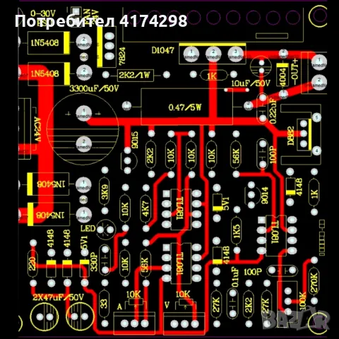 0-30V 2MA-3A регулируемо DC захранване направи си сам комплект лабораторно захранване защита от огра, снимка 2 - Друга електроника - 47853401