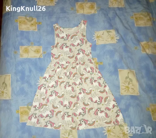 Рокля с еднорози H&M , снимка 1