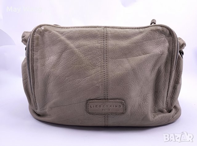 Дамска чанта Liebeskind, Естествена кожа, Бежов, 40*28см, Като нова, снимка 2 - Чанти - 32842034