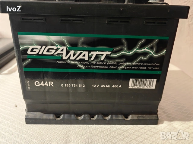 Продавам акумулатор 45Ач., снимка 2 - Аксесоари и консумативи - 53351634