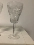 Чаши за вино кристал произведено  в Чехословакия  1970 години височина 16 см цена за 3 броя, снимка 2