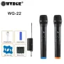 Комплект 2 бр. универсални динамични безжични микрофони WG-22,предавател-приемник, снимка 1