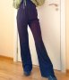 Рипсен чарлстон панталон с ластик, снимка 7