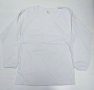 Нова детска бяла тениска с дълъг ръкав, 110/116 см., снимка 1 - Детски тениски и потници - 44126790