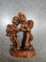 Винтидж восъчна фигурка "Музиканти", ръчно изработена, Германия, снимка 1